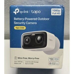 Tapo C400 Wireless Outdoor Security Camera 1080P Night Vision, Alexa, SD